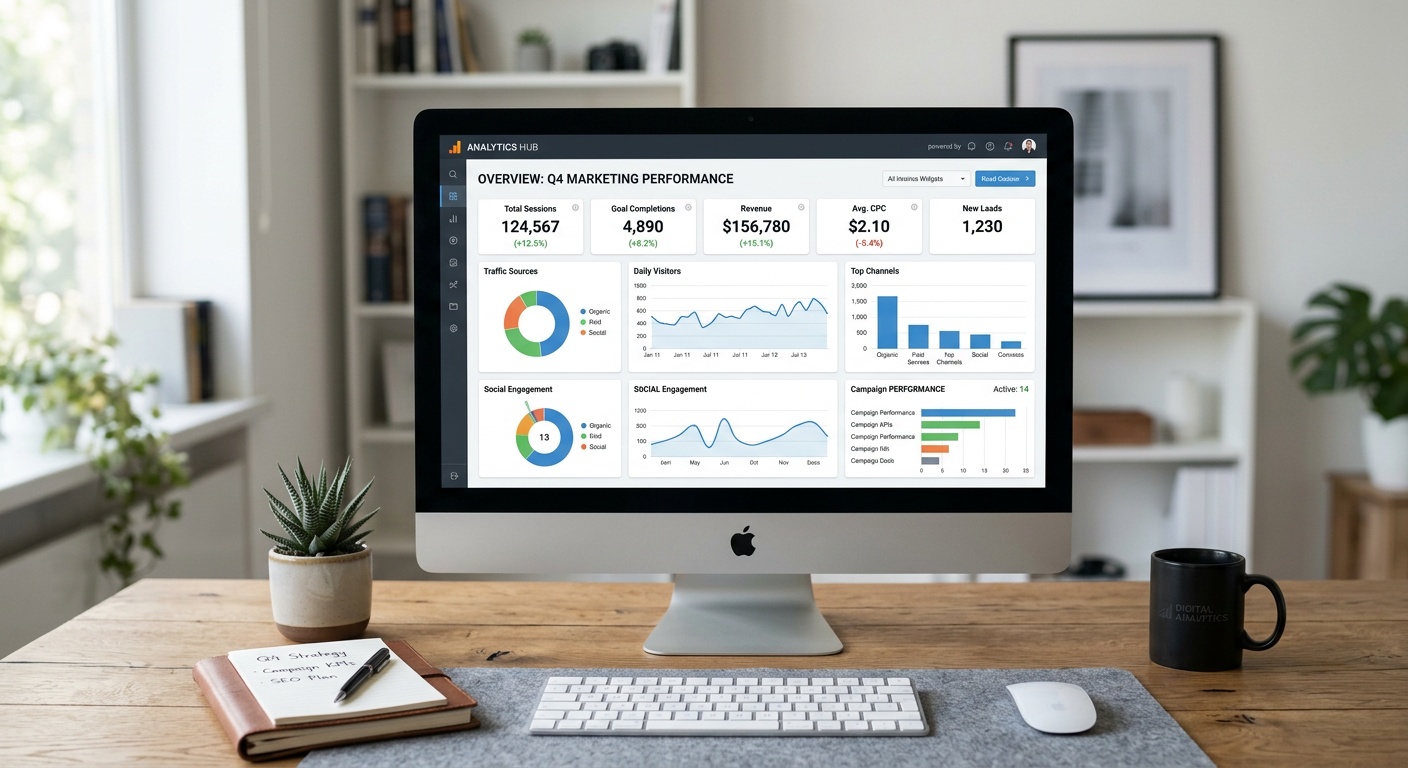 Multi-service marketing hub