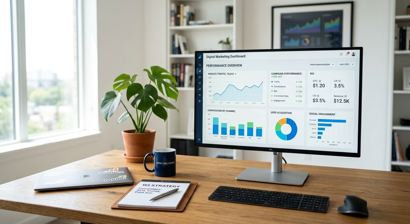 Multi-service marketing hub